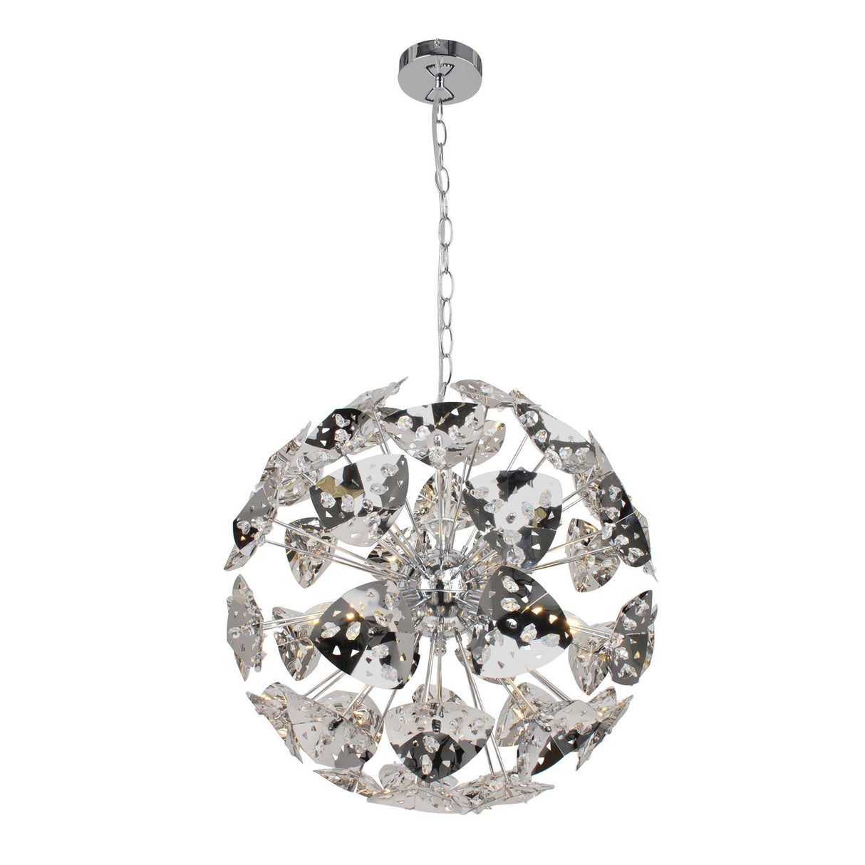 Pagazzi Ophir Polished Chrome Sputnik Pendant Light