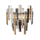 Pagazzi Onega Champagne & Smoked Crystal Wall Light