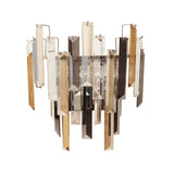 Pagazzi Onega Champagne & Smoked Crystal Wall Light