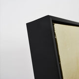 Pagazzi Cityscape Natural Canvas with Black Frame - 100x80cm
