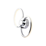 Pagazzi Simona 2 Light Polished Chrome LED Wall Light