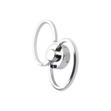 Pagazzi Simona 2 Light Polished Chrome LED Wall Light