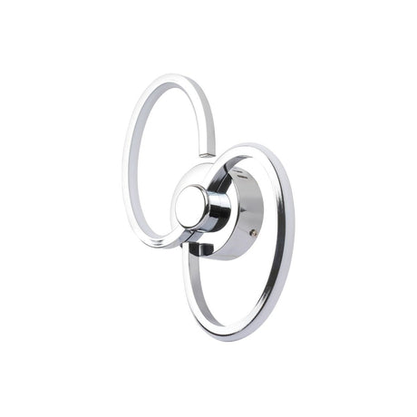 Pagazzi Simona 2 Light Polished Chrome LED Wall Light