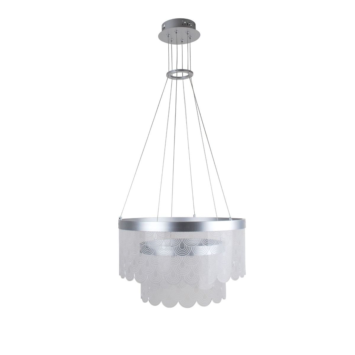 Pagazzi Letizia 2 Light Tiered Scallop LED Pendant Ceiling Light