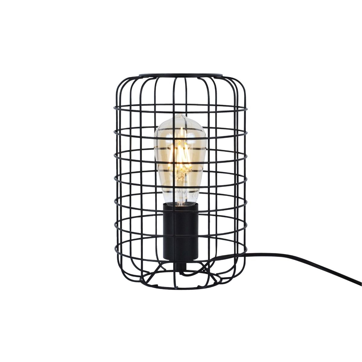 Pagazzi Aristo Cage Light Black Table Lamp