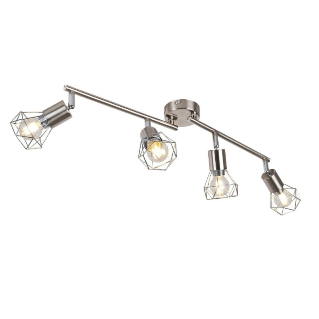 Pagazzi Arrigo 4 Light Split Bar Ceiling Light