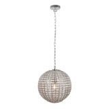Pagazzi Giliola 1 Light Pendant Chrome and Clear Ceiling Light