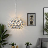 Pagazzi Editta Chrome Pendant Ceiling Light