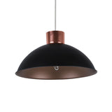 Pagazzi Arrigo Black and Copper 2 Toned Pendant Shade - 30cm