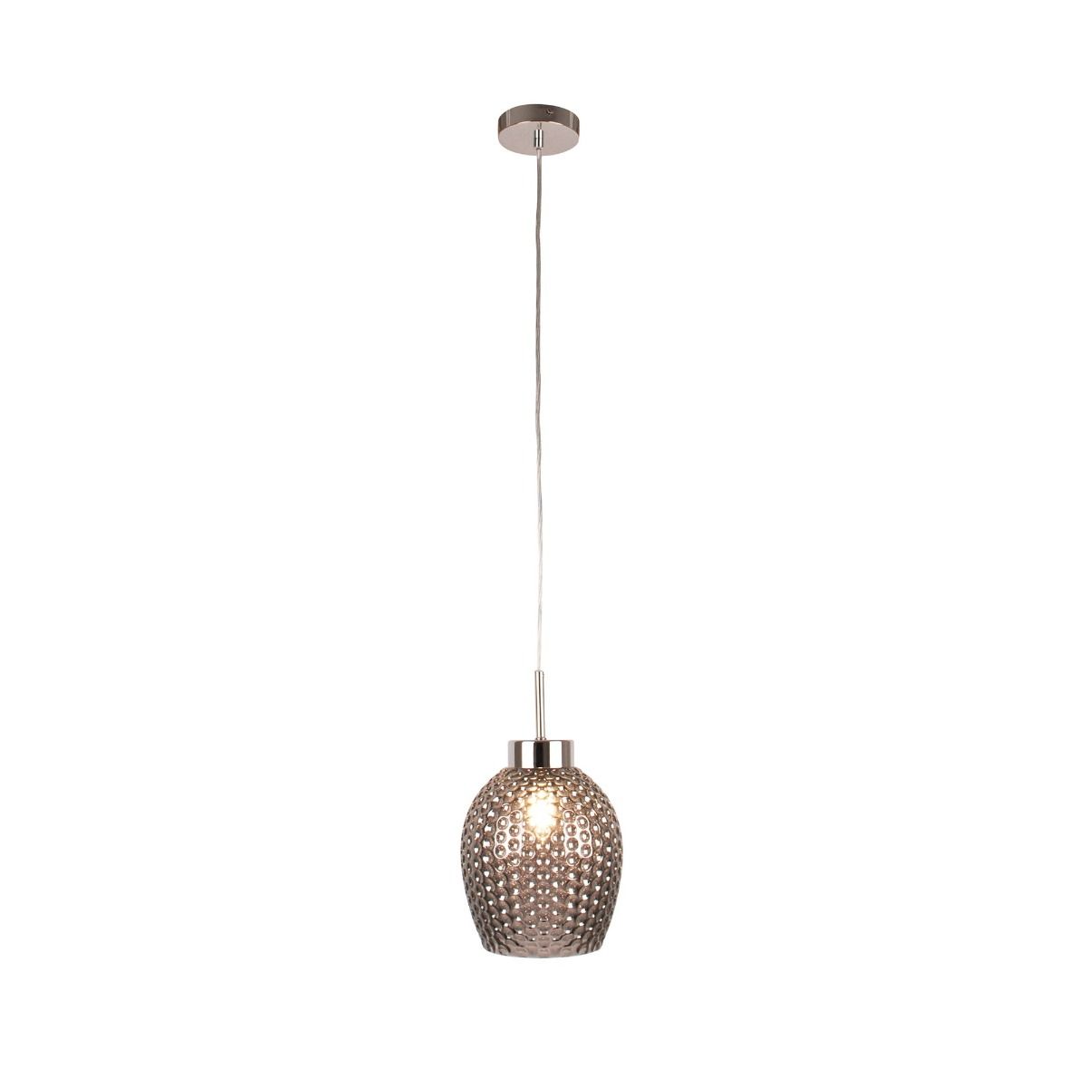 Pagazzi Raide Light Textured Glass Pendant Ceiling Light
