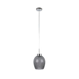 Pagazzi Raide Light Textured Glass Pendant Ceiling Light