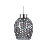 Pagazzi Raide Light Textured Glass Pendant Ceiling Light