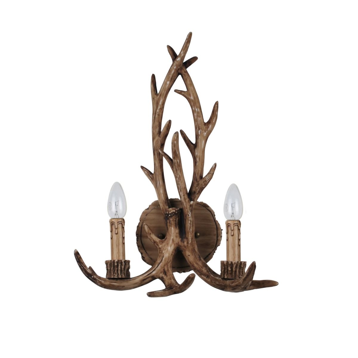 Pagazzi Lochranza Light Rustic Antler Wall Light