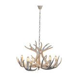 Pagazzi Brodick 6 Light White Antler Ceiling Pendant