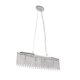 Pagazzi Amity 4 Light Polished Chrome Crystal Ceiling Pendant