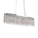 Pagazzi Amity 4 Light Polished Chrome Crystal Ceiling Pendant