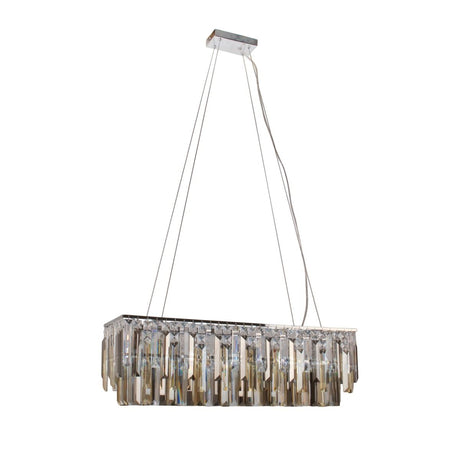 Pagazzi Onega 4 Light Polished Chrome Linear Ceiling Pendant