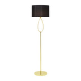 Pagazzi Zabina LED Gold Black Floor Lamp