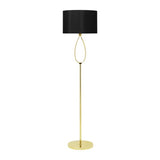 Pagazzi Zabina LED Gold Black Floor Lamp