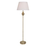 Pagazzi Giona Antique Brass & White Floor Lamp