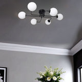 Pagazzi Parola 6 Light Matt Black Ceiling Light