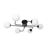 Pagazzi Parola 6 Light Matt Black Ceiling Light