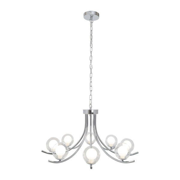 Pagazzi Jimena 5 Light Polished Chrome Pendant Ceiling Light