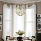 Pagazzi Noemi Polished Brass Crystal Ceiling Pendant