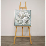 Pagazzi Magnolia Canvas with Silver Frame - 60x60cm