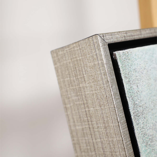 Pagazzi Magnolia Canvas with Silver Frame - 60x60cm