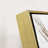 Pagazzi Moonrays Gold Canvas with Gold Frame - 80x80cm