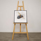 Pagazzi Bee Canvas with Black Frame - 50x50cm