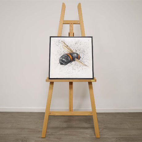 Pagazzi Bee Canvas with Black Frame - 50x50cm