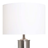 Pagazzi Zabor Satin Nickel Touch Table Lamp