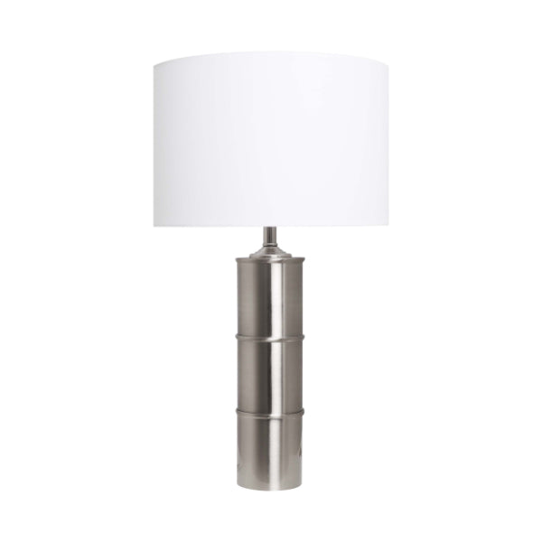 Pagazzi Zabor Satin Nickel Touch Table Lamp