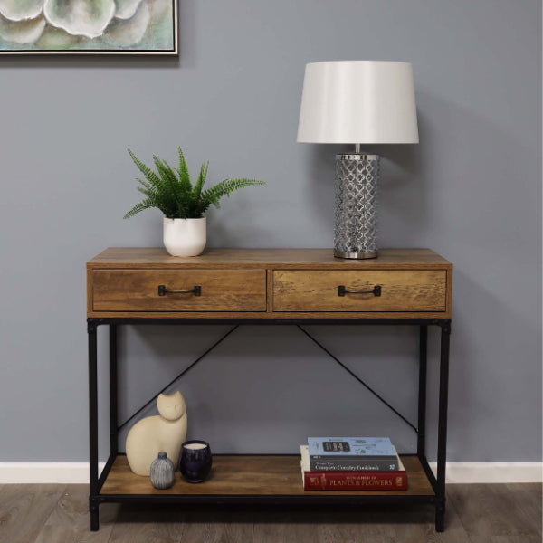 Pagazzi Kier Polished Chrome Table Lamp