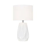 Pagazzi Skova White Ceramic Table Lamp