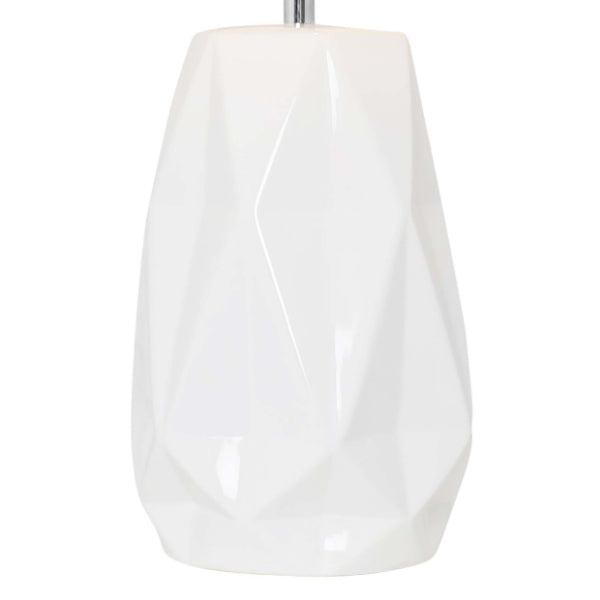Pagazzi Skova White Ceramic Table Lamp