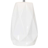 Pagazzi Skova White Ceramic Table Lamp