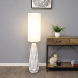Pagazzi Skova White Ceramic Floor Lamp