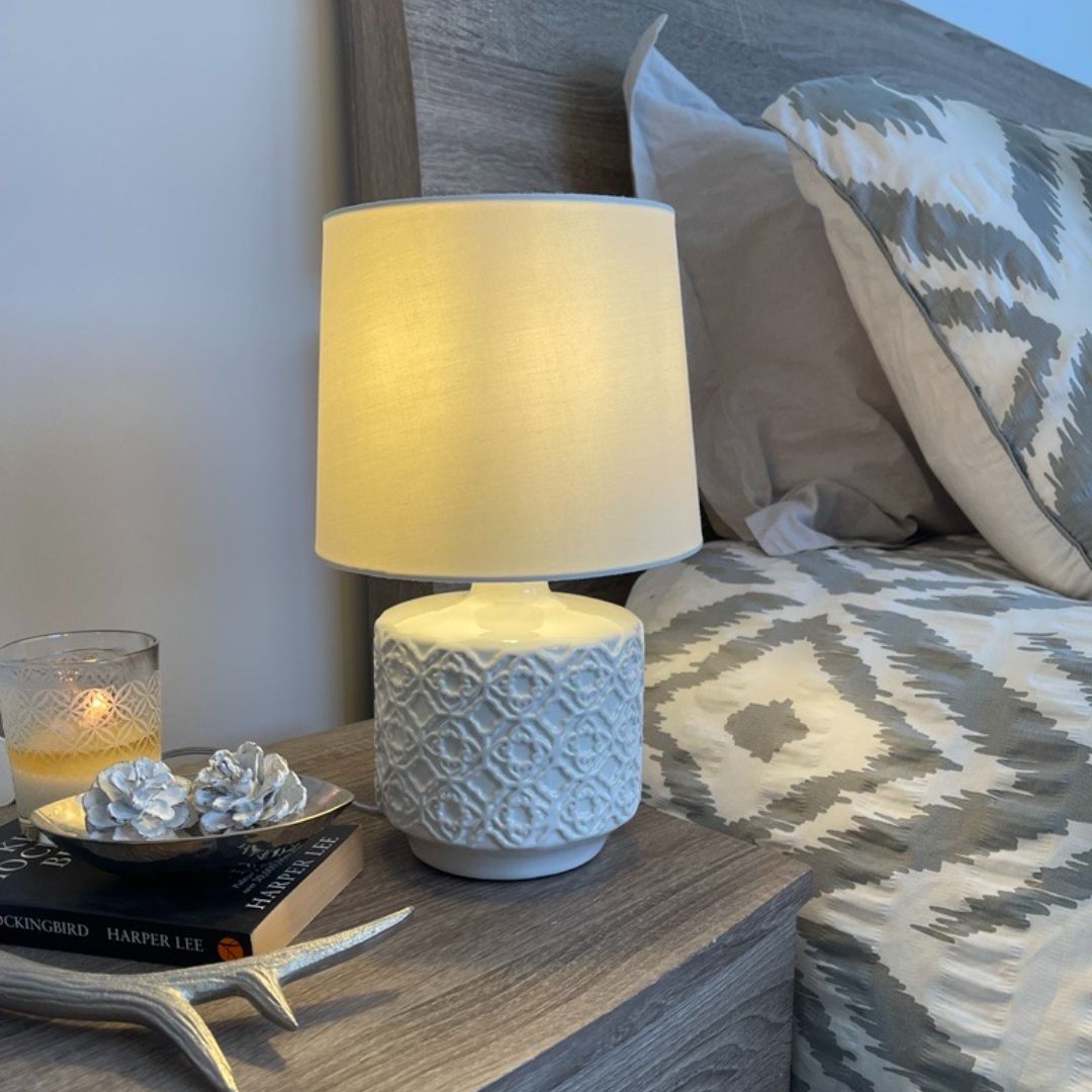 Pagazzi Mara White Ceramic Table Lamp