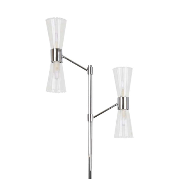 Pagazzi Herrera 4 Light Polished Chrome Floor Lamp