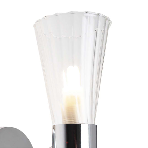 Pagazzi Herrera 2 Light Polished Chrome Wall Light