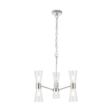 Pagazzi Herrera 6 Light Polished Chrome Pendant Ceiling Light