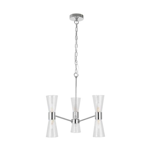 Pagazzi Herrera 6 Light Polished Chrome Pendant Ceiling Light