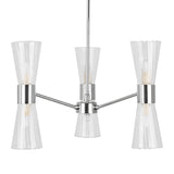 Pagazzi Herrera 6 Light Polished Chrome Pendant Ceiling Light