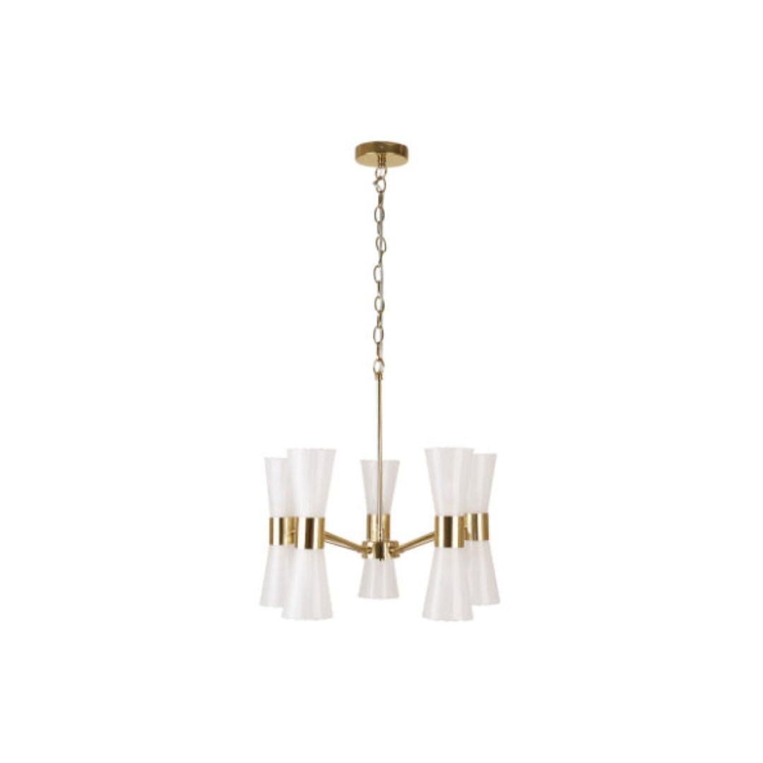 Pagazzi Herrera 10 Light Gold Pendant Ceiling Light
