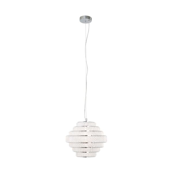Pagazzi Heini Chrome Crystal Ceiling Pendant