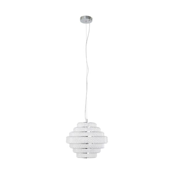 Pagazzi Heini Chrome Crystal Ceiling Pendant