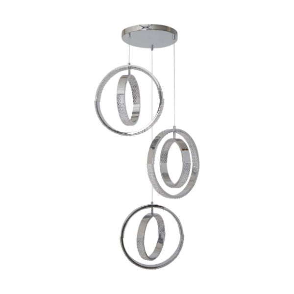 Pagazzi Yazia Polished Chrome LED Ceiling Pendant